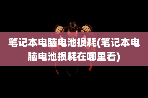 笔记本电脑电池损耗(笔记本电脑电池损耗在哪里看)