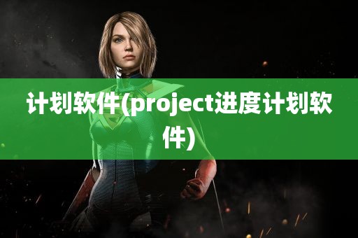 计划软件(project进度计划软件)