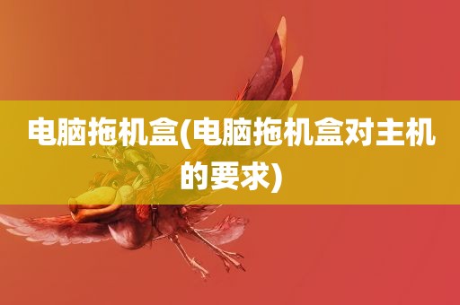 电脑拖机盒(电脑拖机盒对主机的要求)