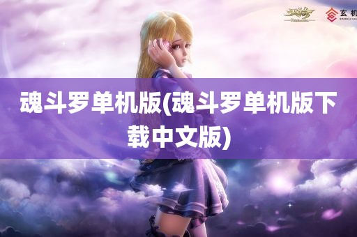 魂斗罗单机版(魂斗罗单机版下载中文版)