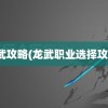 龙武攻略(龙武职业选择攻略)